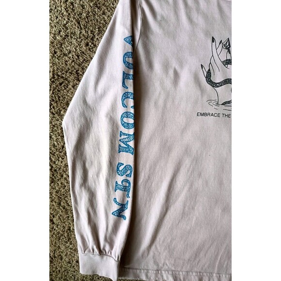 Volcom T-Shirt Men's Small Purple Long Sleeve - Picture 4 of 10